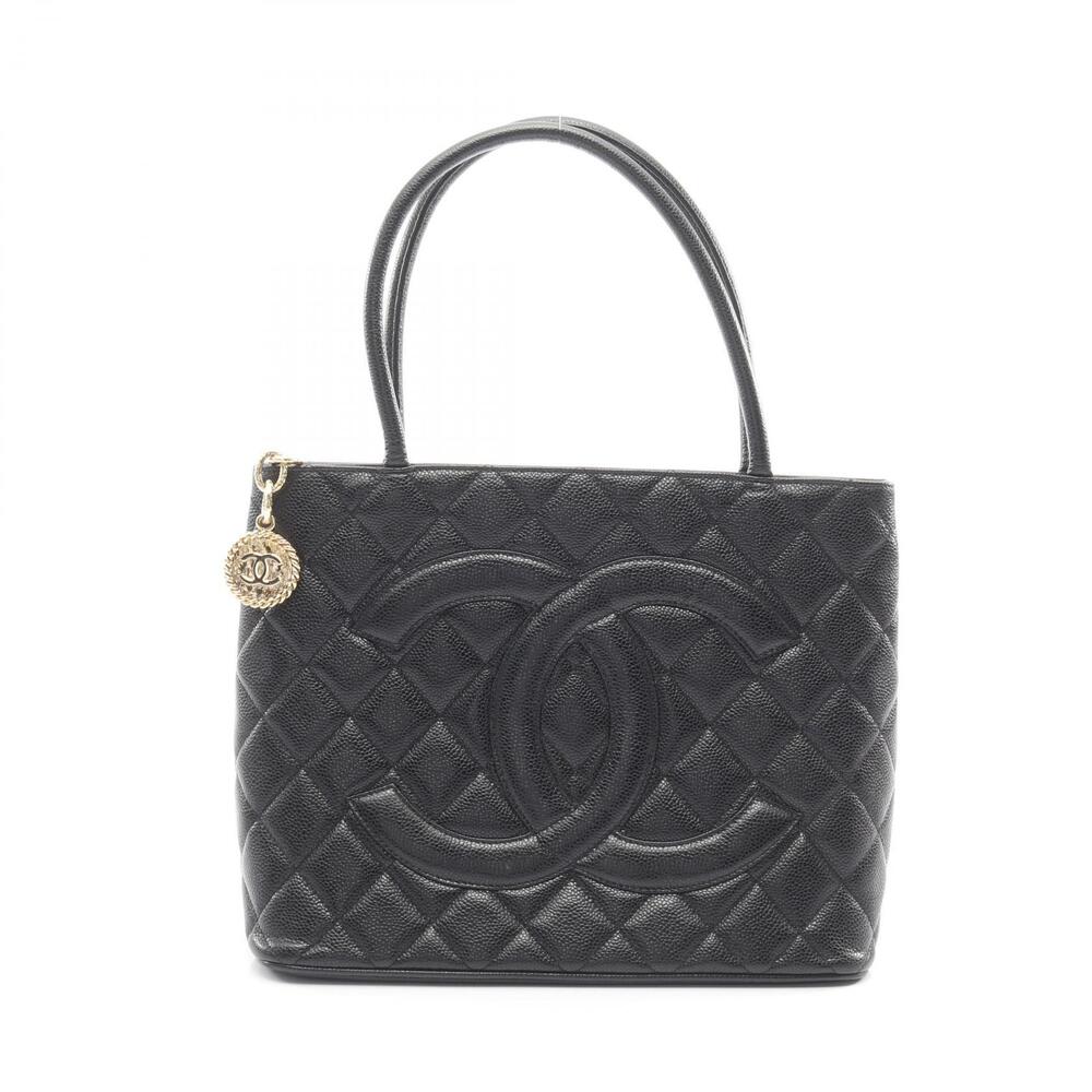 Chanel Reissue Tote Bag Calfskin Leather Black